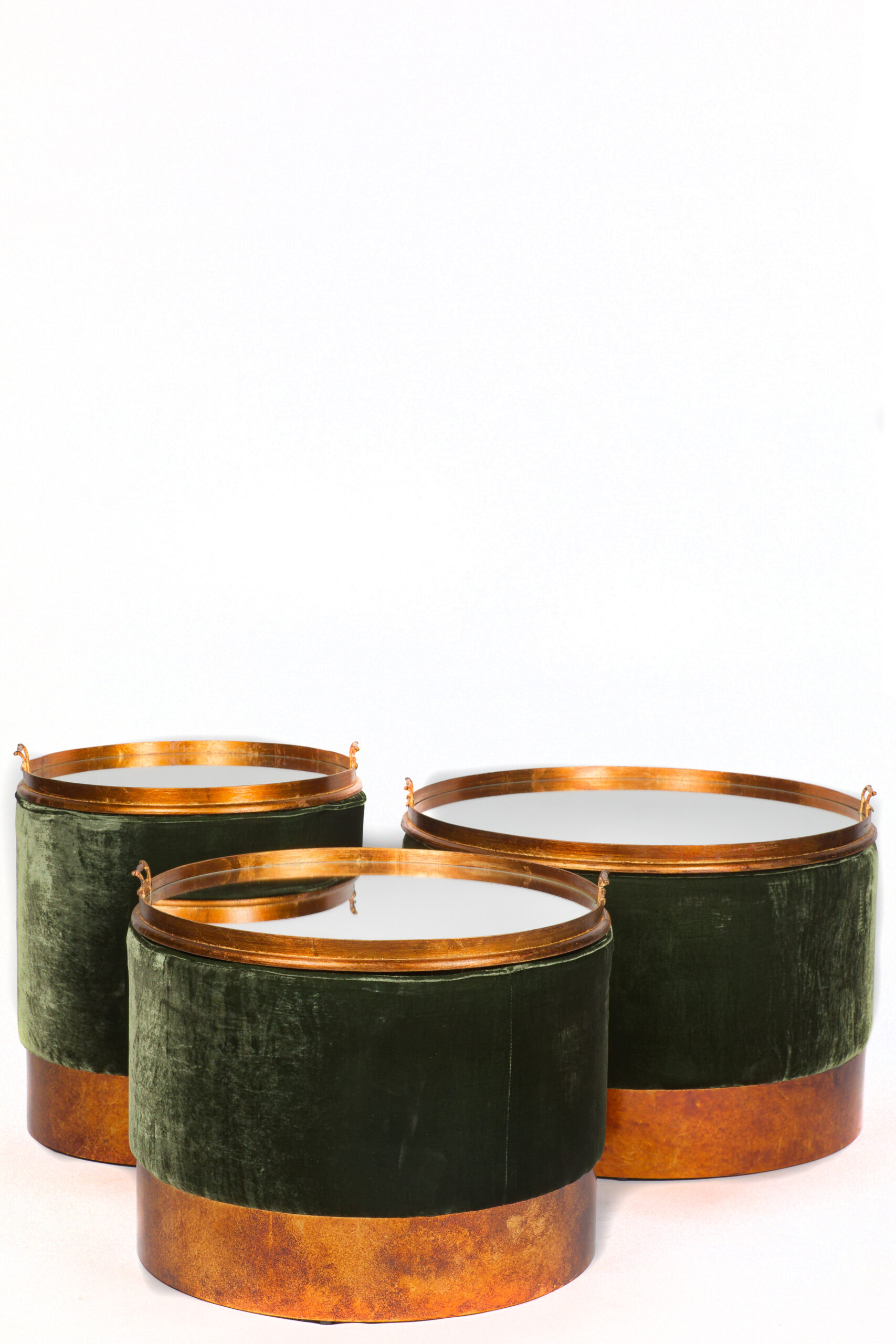 Ref. 2443 - Pouf Fringe 50 - Vert – Image 6