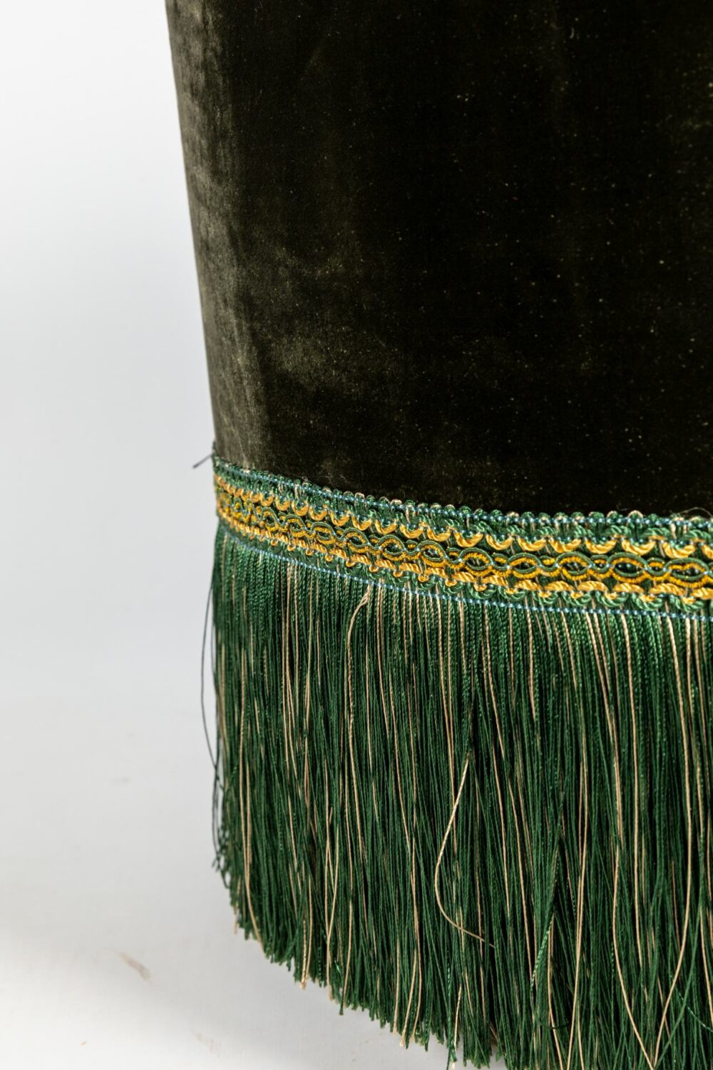Ref. 2234 - Tabouret Fringe Green – Image 2