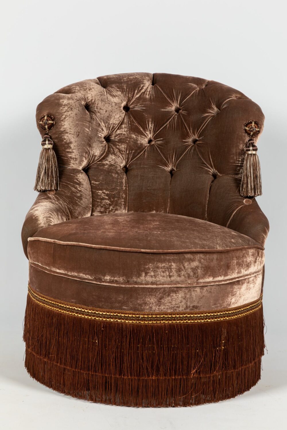 Ref. 2237 - Chaise Kate Taupe – Image 2