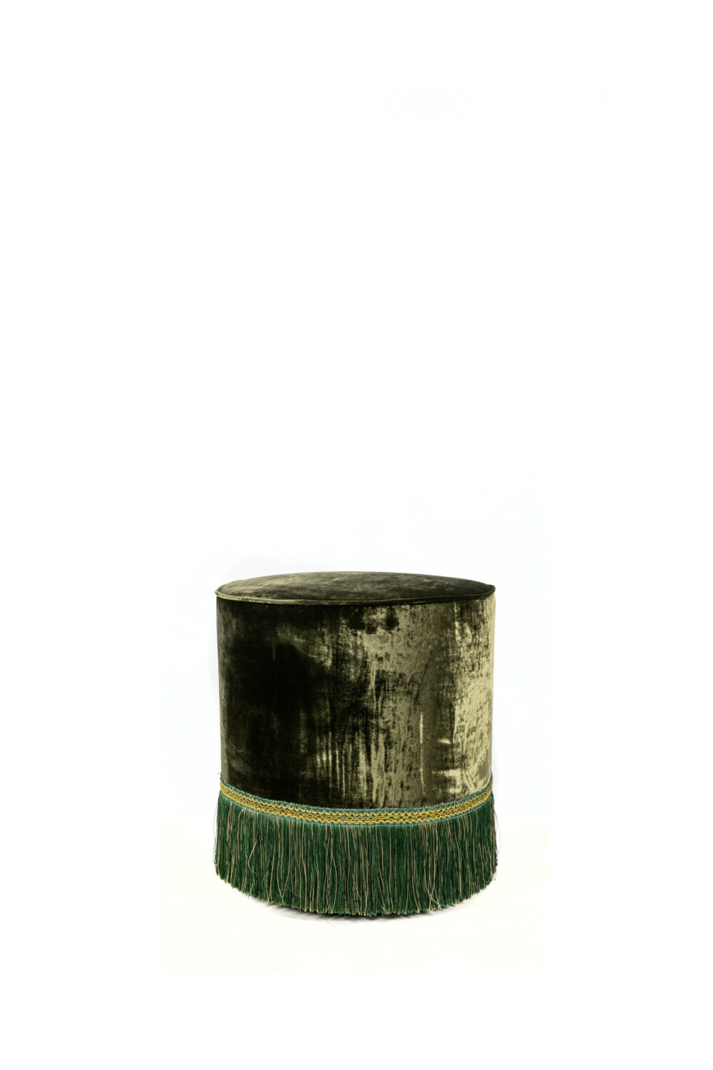 Ref. 2234 - Tabouret Fringe Green