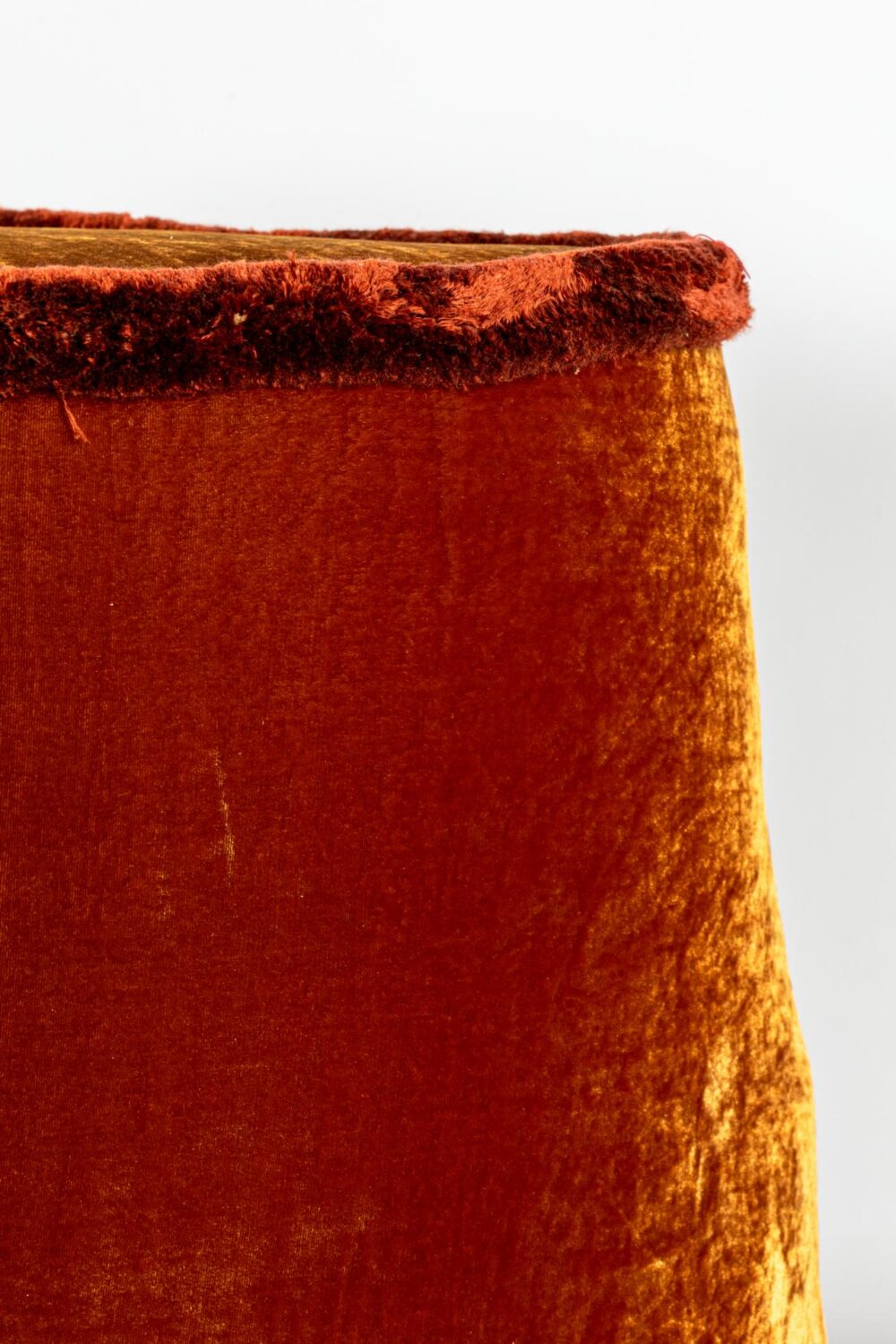 Ref. 2258- Pouf Micah demi-rond - Orange – Image 4