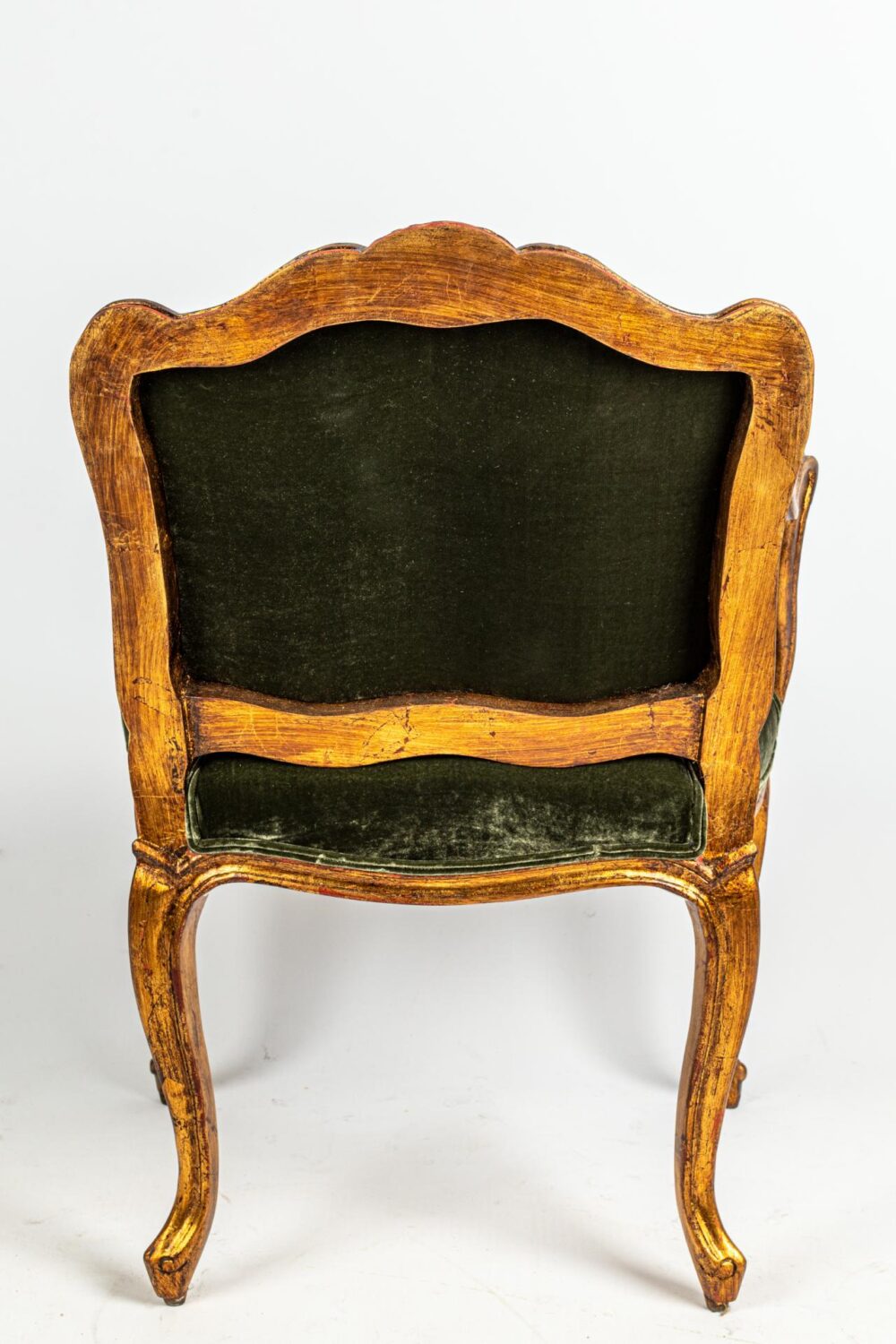 Ref. 2210 - Armchair Abby - Green - Silk velvet - Image 5