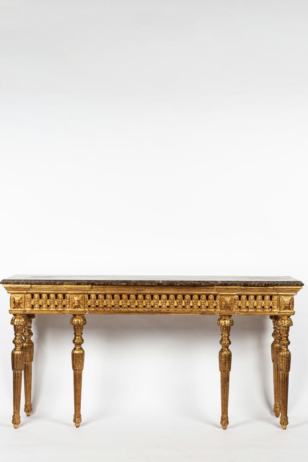 Ref. 2310BR- Console Aiden - Marble Emperador 182 x 41 x 93