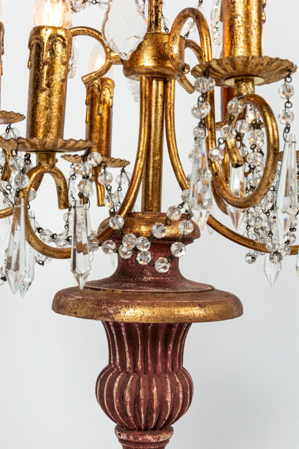 Ref 2322 - Chandelier électrifié Linda (32x32x83) – Image 4