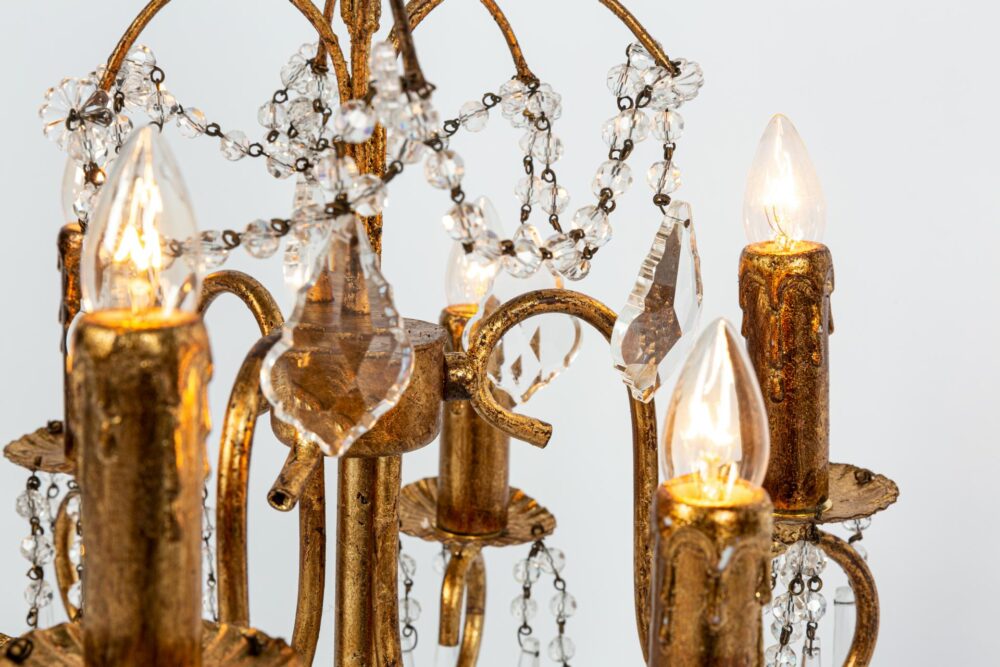 Ref 2322 - Chandelier électrifié Linda (32x32x83) – Image 5