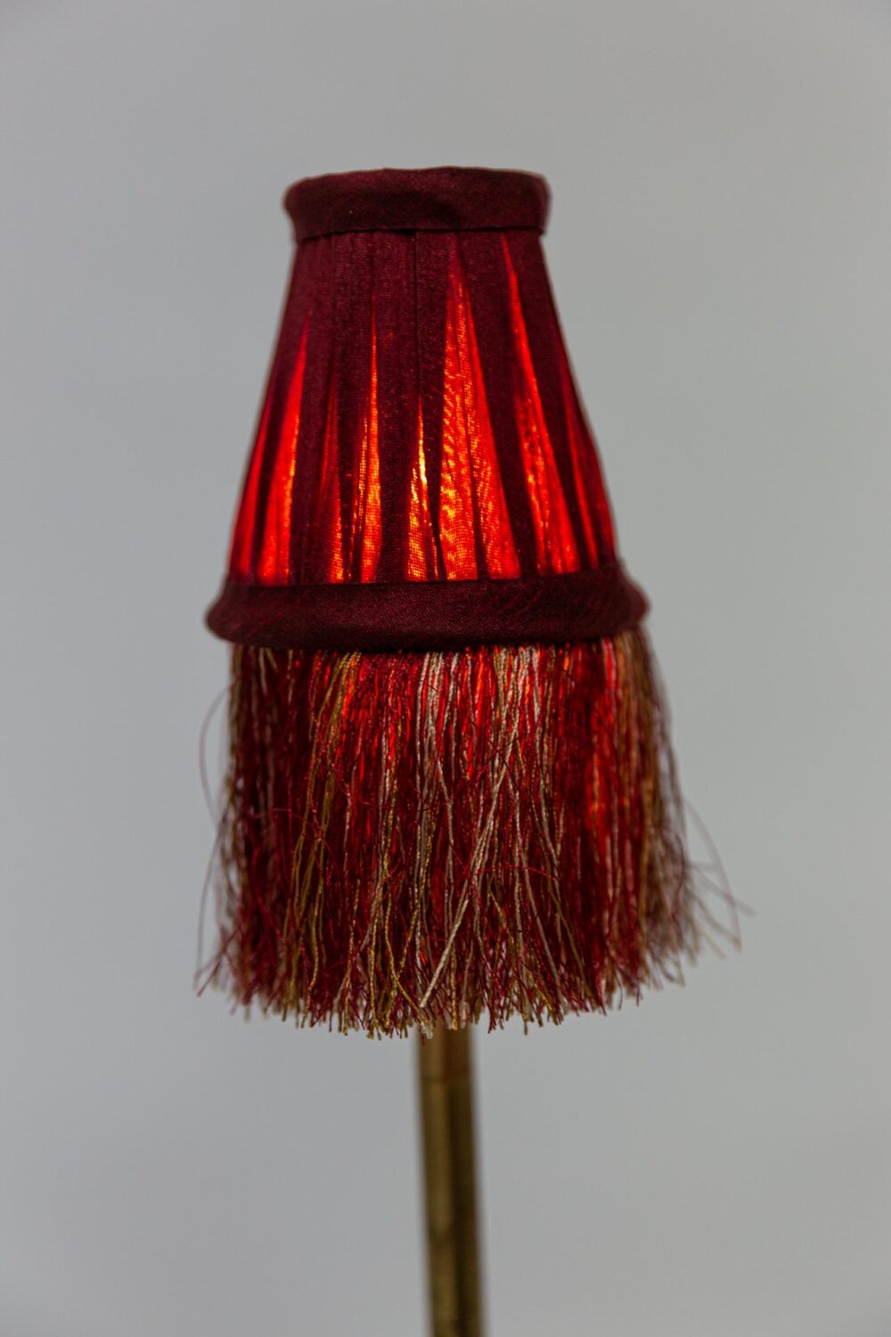 Ref. 2318 - Abat-jour Mini Rouge Ø 8 x 4.5 cm – Image 2