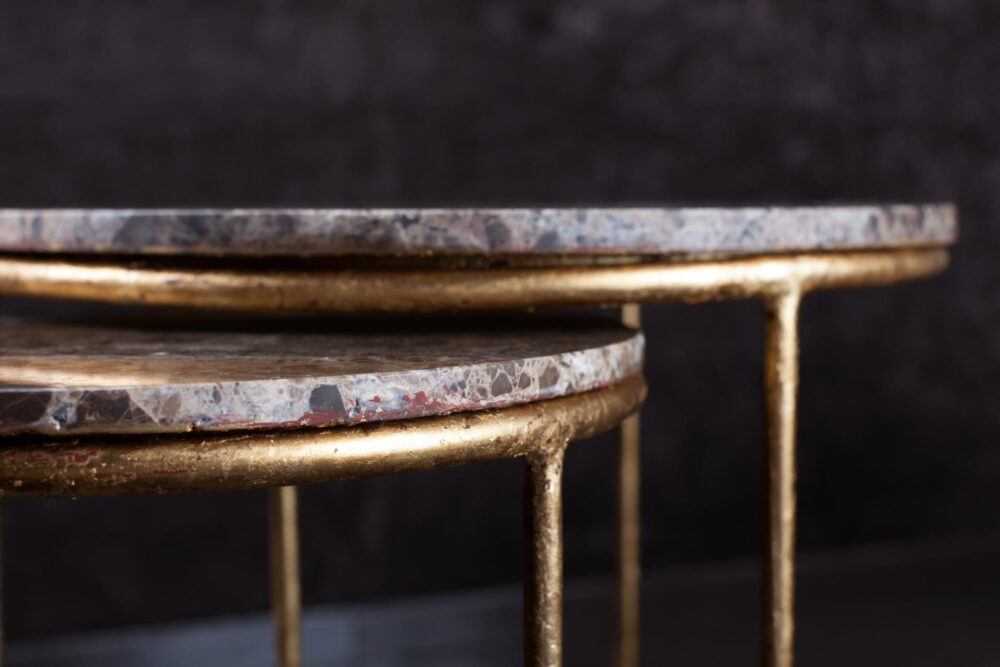 Ref. 1455 - Sidetables Esta - Marble top – Image 2