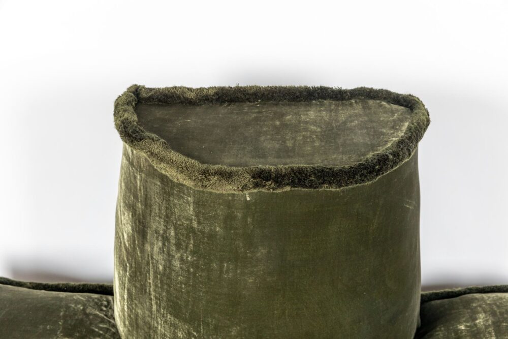 Ref. 2229 - Ottoman Micah halfround Green - Image 3