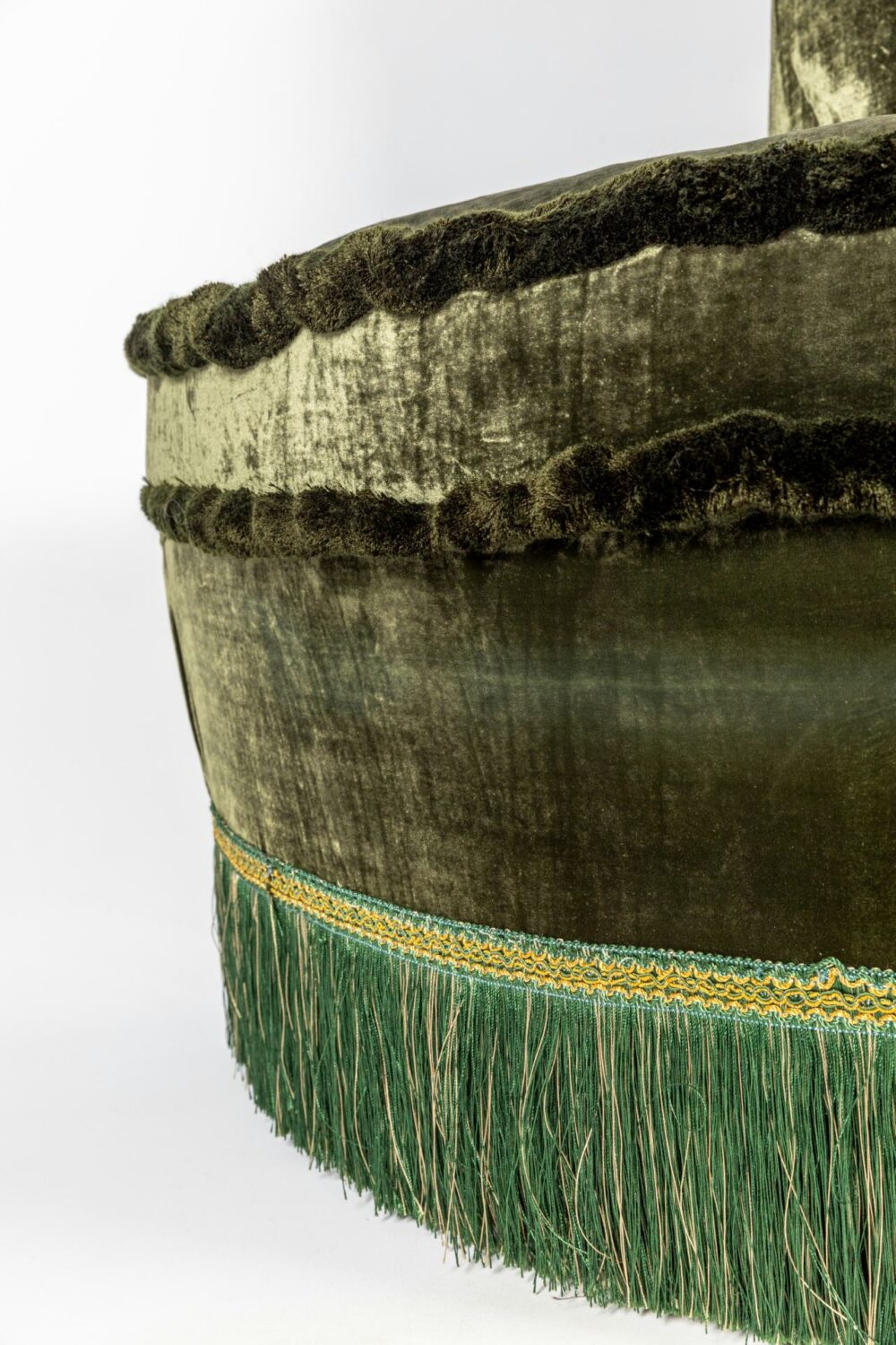 Ref. 2229 - Ottoman Micah halfround Green - Image 4