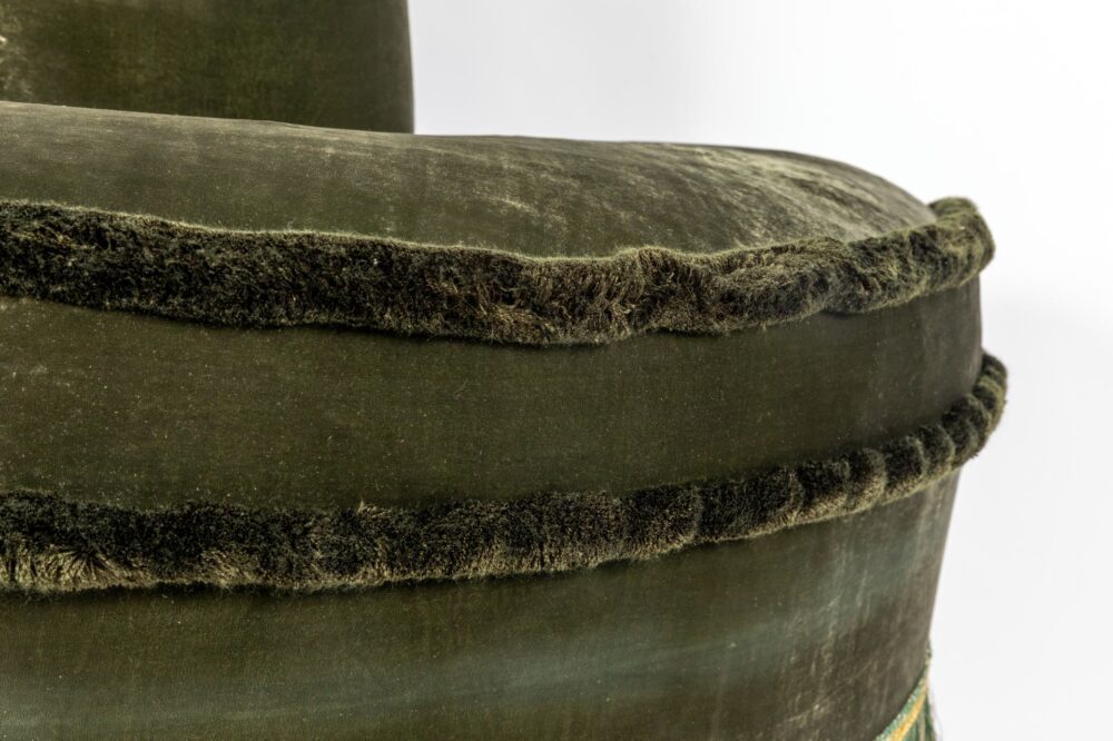 Ref. 2229 - Ottoman Micah halfround Green - Image 5