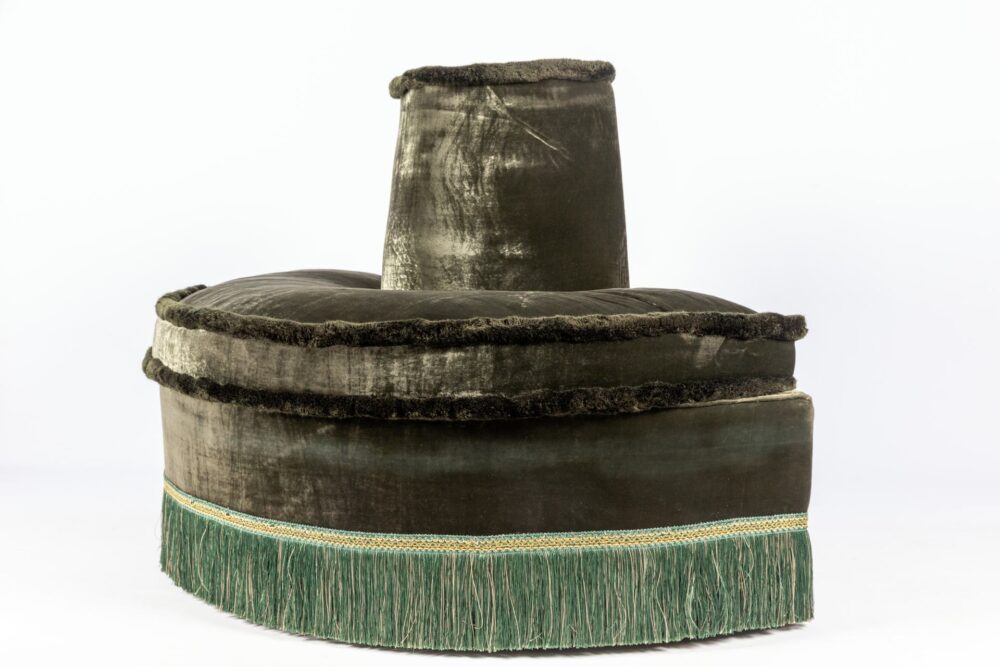 Ref. 2229 - Ottoman Micah halfround Green - Image 6