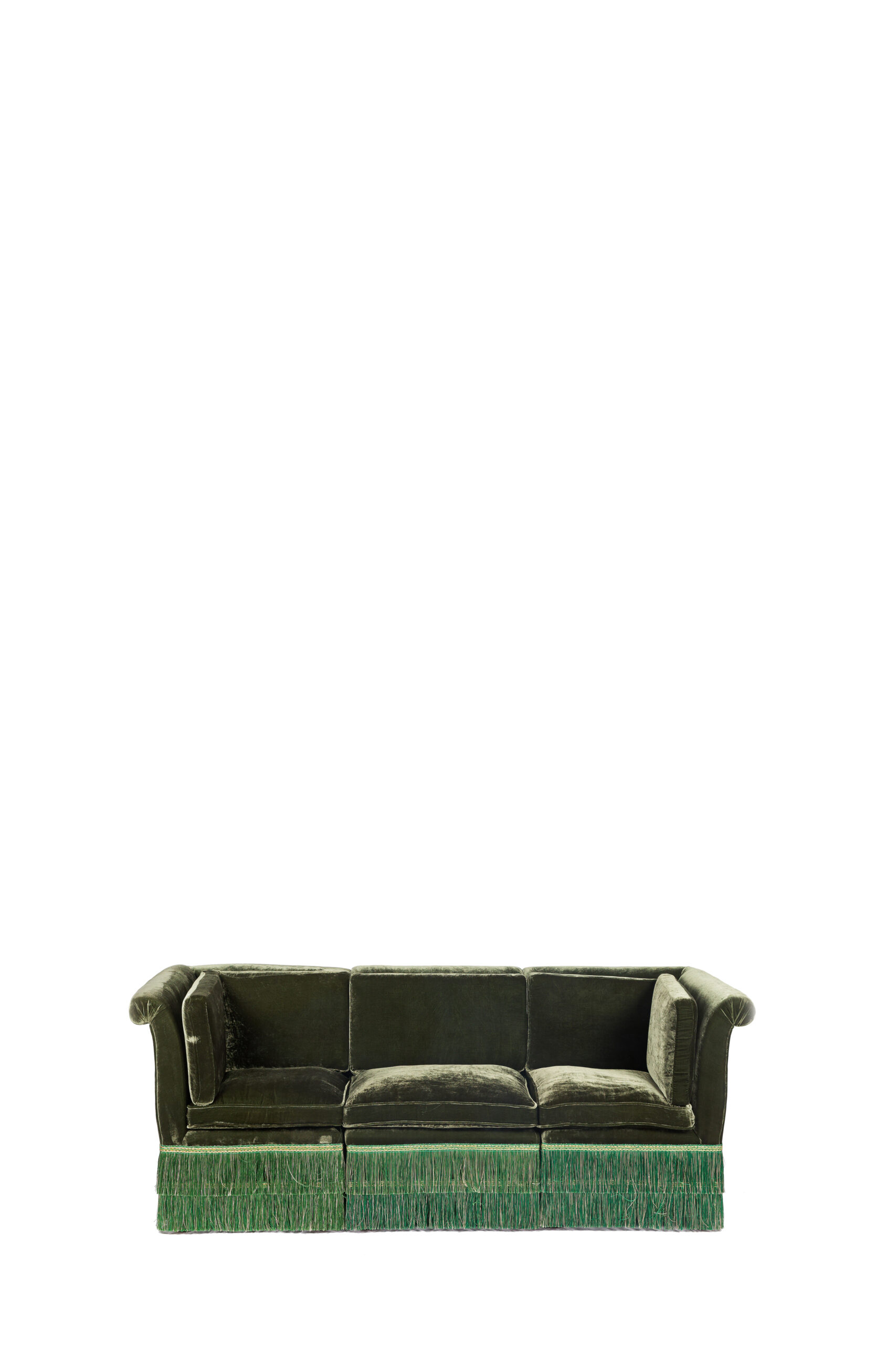 Ref. 2369 - Modular Sofa Ruby - Corner - Green Silk Velvet