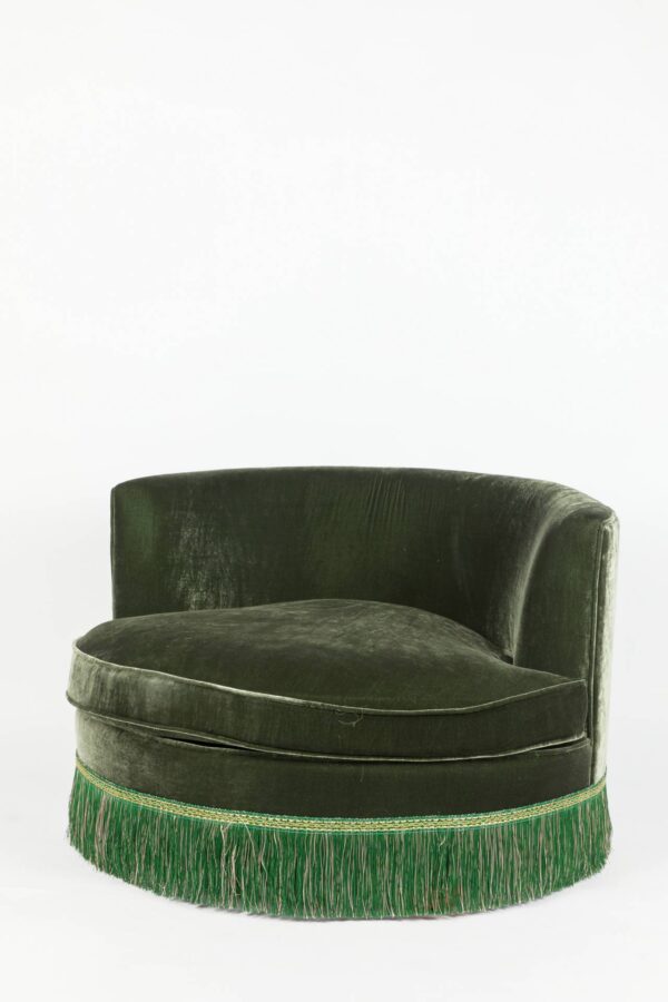 Ref. 2425 – Round Sofa – Green