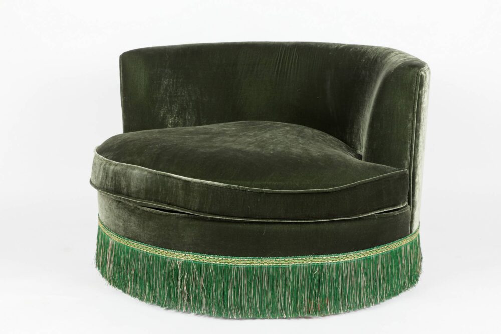 Ref. 2425 – Canapé rond – Vert – Image 2