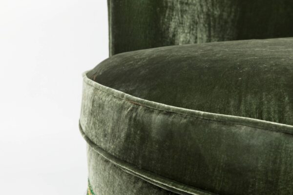 Ref. 2425 – Round Sofa – Green - Image 5