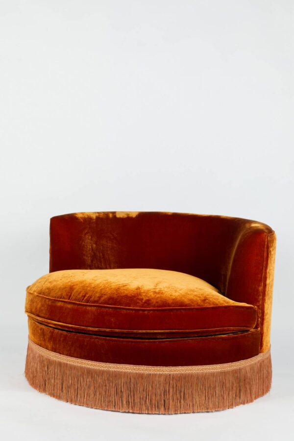 Ref. 2200 - Round Sofa - Orange