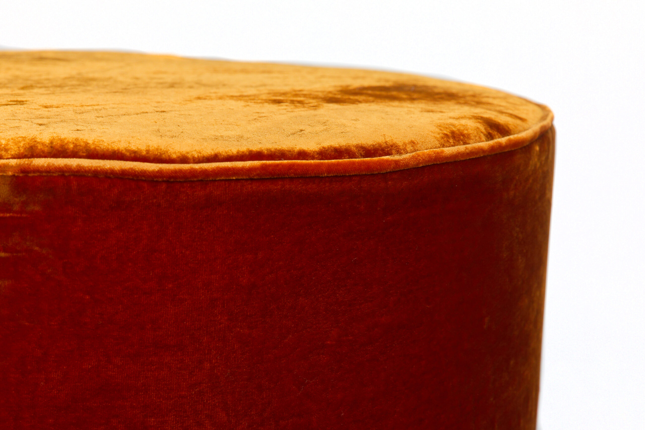 Ref. 2451 - Pouf Riley 50 - Orange – Image 4