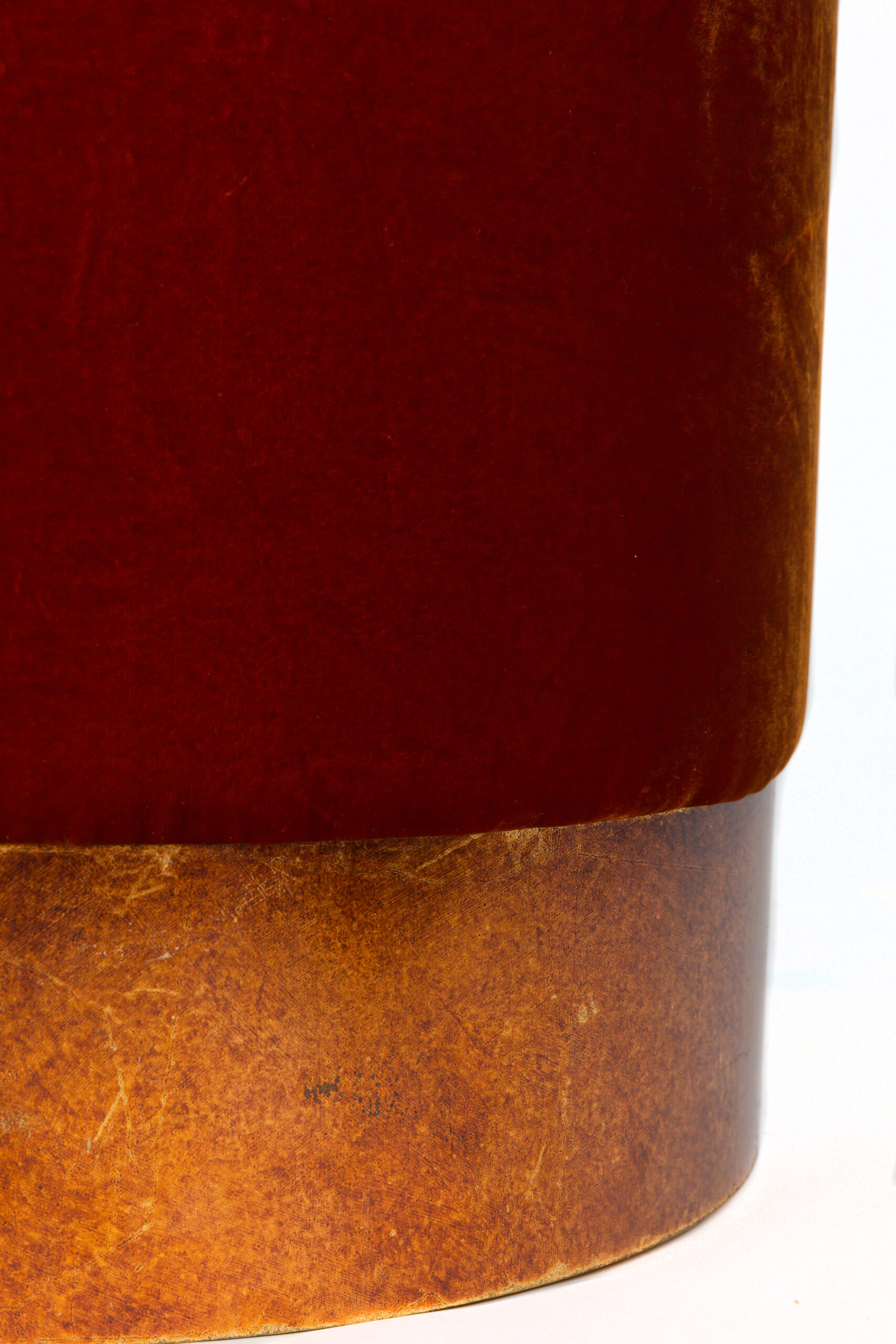 Ref. 2451 - Pouf Riley 50 - Orange – Image 5