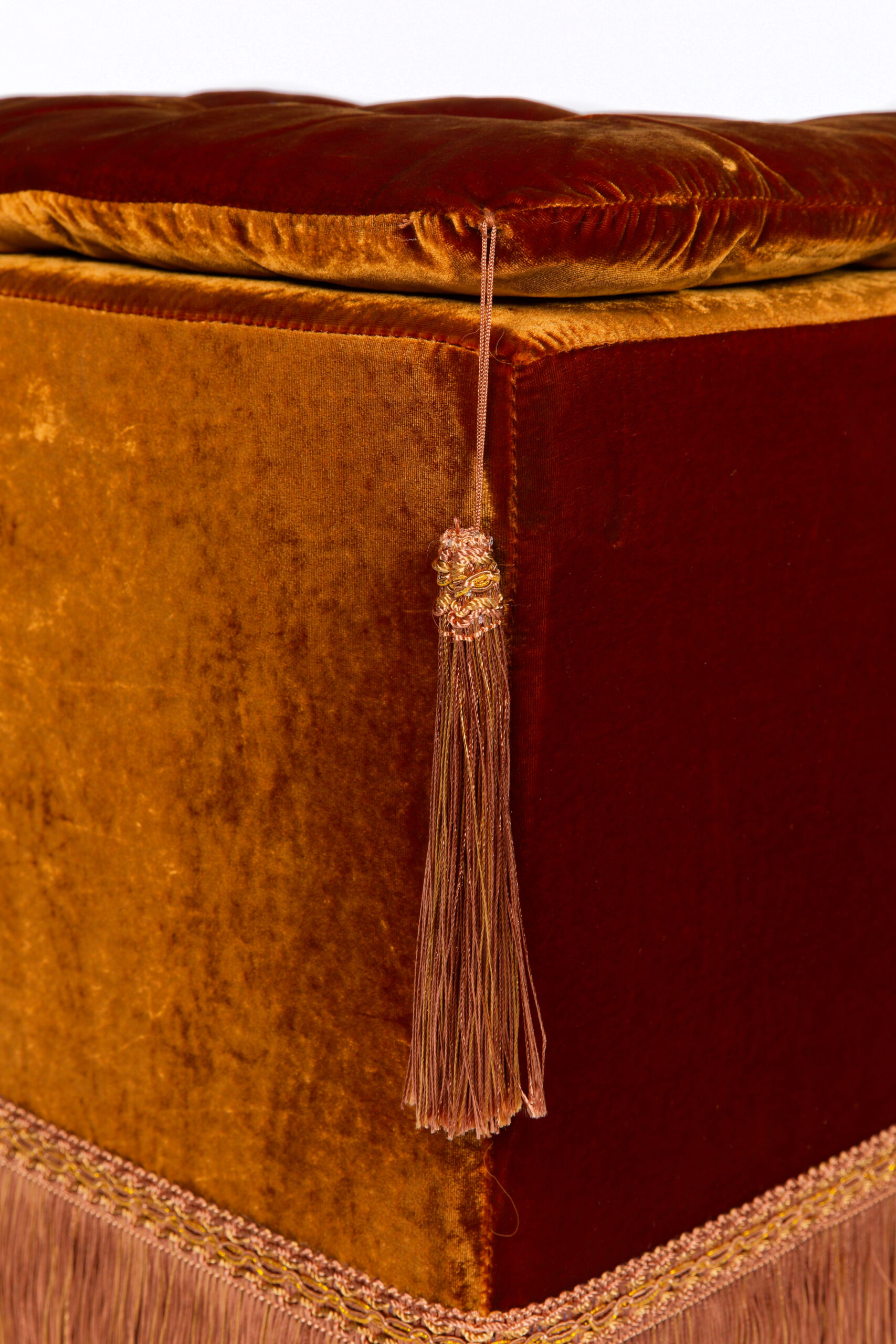 Ref. 2459 - Pouf Coussin Lexi - Orange – Image 2